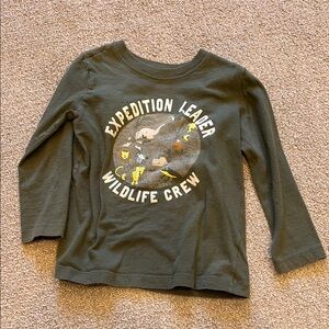 Carter's Green Long Sleeve Wildlife Expedition Tee